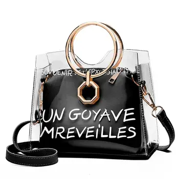 

2020 Transparent Bag Brand Women Bag Clear Bag Women Handbags Bolsa Feminina Shoulder Bag Crossbody bag sac main femme