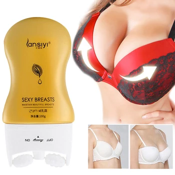 

Herbal Breast Enhancement Cream Effective Full Elasticity Breast Enhancer Tightness Big Bust Bust Roller Massage Cream Women A7