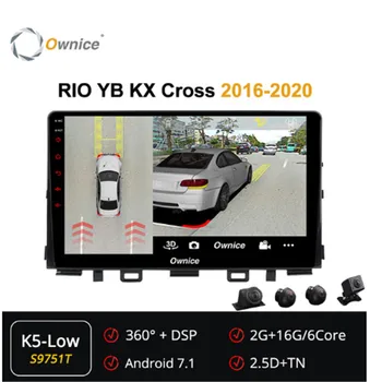 

Ownice 360 Panorama 6Core Android 7.1 Car DVD GPS For Kia RIO YB KX Cross 2016 2017 2018 2019 2020 GPS Car Head Unit Radio 4G LT