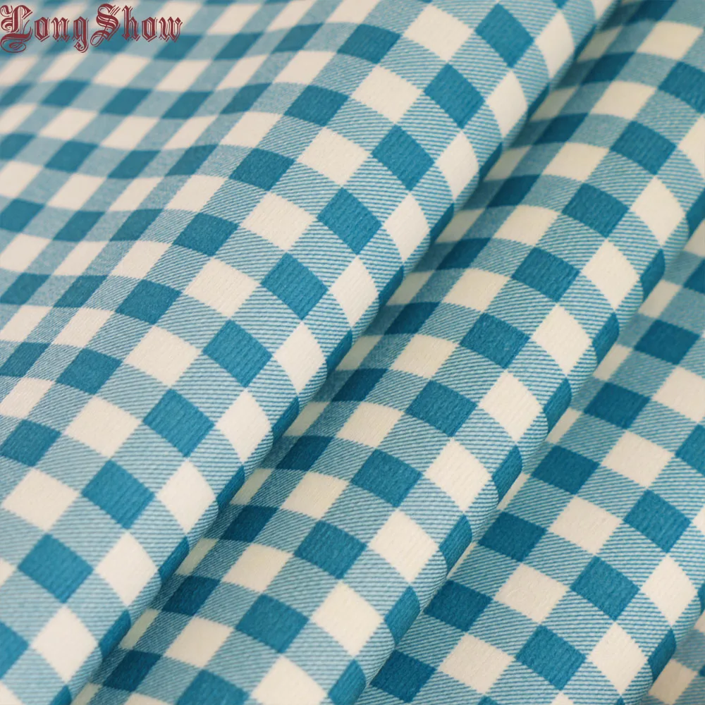 blue plaid Настольная дорожка домашний декоративный обеденный банкет День рождения фестиваль милый синий цвет плед Геометрический стиль печать - Цвет: blue plaid
