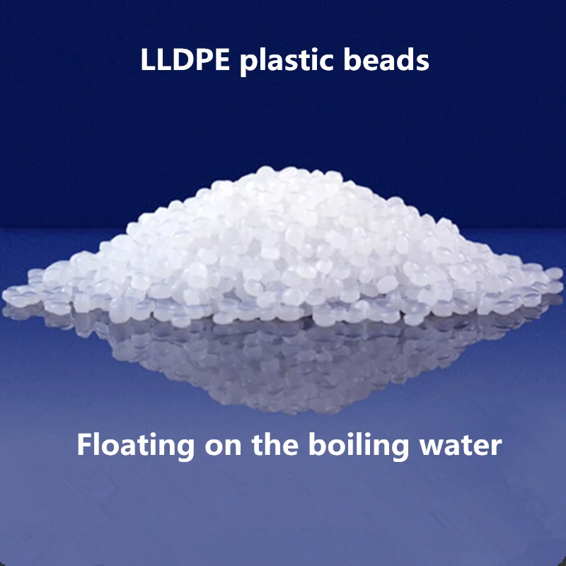 250 г DIY LLDPE пластиковые рисовые бусинки, плавающие на воде, жемчужные нити, пластиковые гранулы, научная экспериментальная реагент, частицы