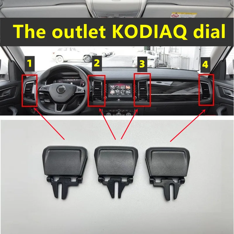56G819701A 56G819702A 56G820951A 56G820952A Front For Skoda KODIAQ Car Instrument Panel Air Conditioning Outlet Vent