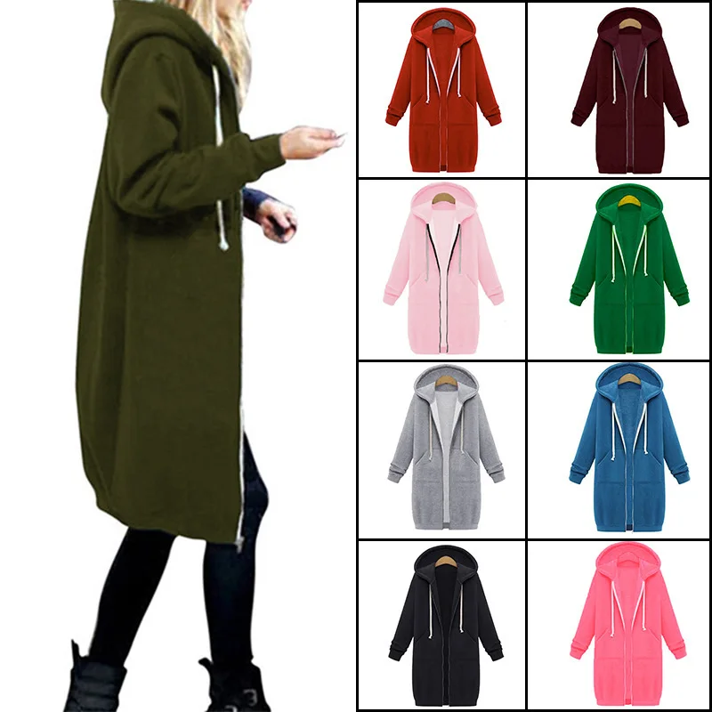 Cut Rate Hooded Jacket Sweatshirt Sports-Dress Autumn Winter Plus-Size Women's Thickening And 4000482832224