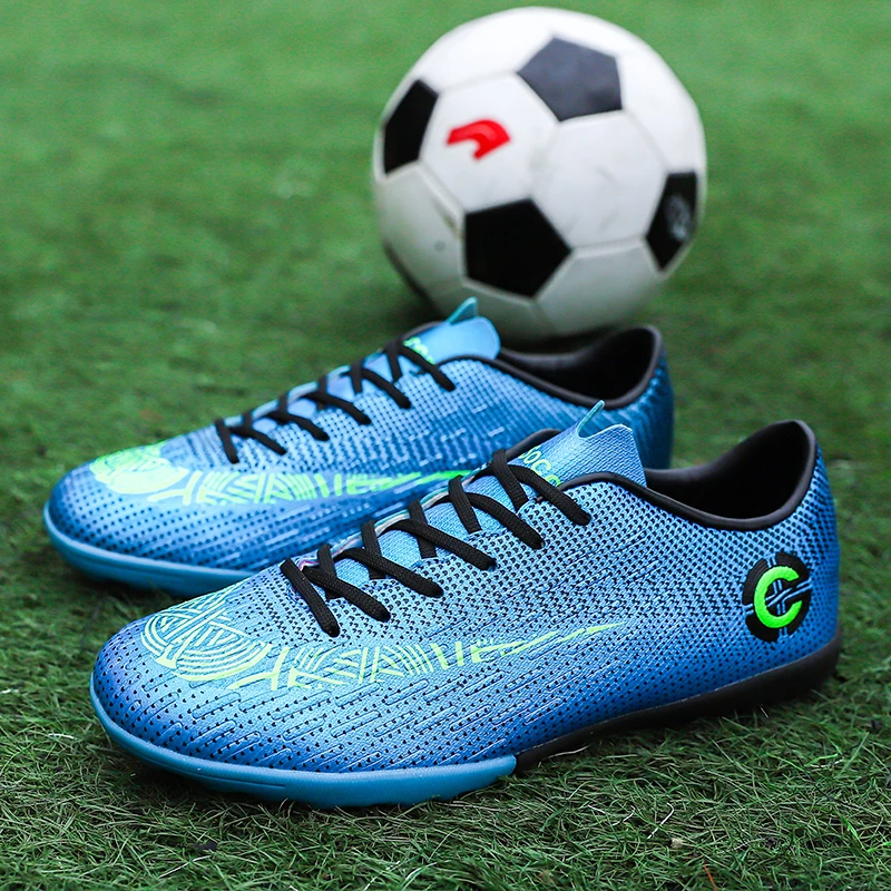 Zapatillas de fútbol para niños y niñas, botines de fútbol para exteriores, tacos de césped, de Unisex|Calzado de fútbol| - AliExpress