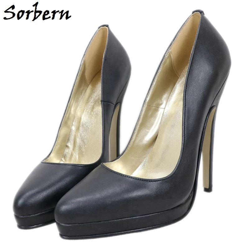 Ladies black pumps size 6 Clearance