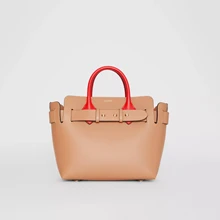 Маленький кожаный тройной ремень с заклепками, сумка Burberry, кожаные сумки, женская сумка, повседневные женские сумки, сумка через плечо, Женская 80158701