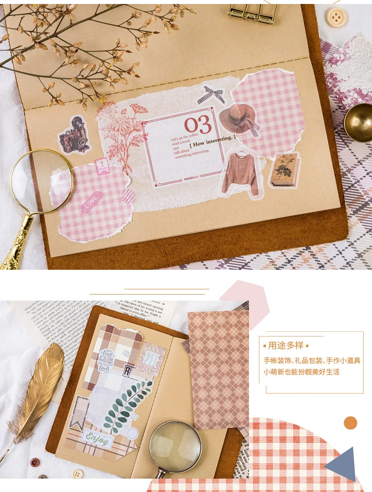 12 set/lot Kawaii Stationery Stickers Color Library Series Diary Decorative Mobile Stickers Scrapbooking DIY Craft Stickers