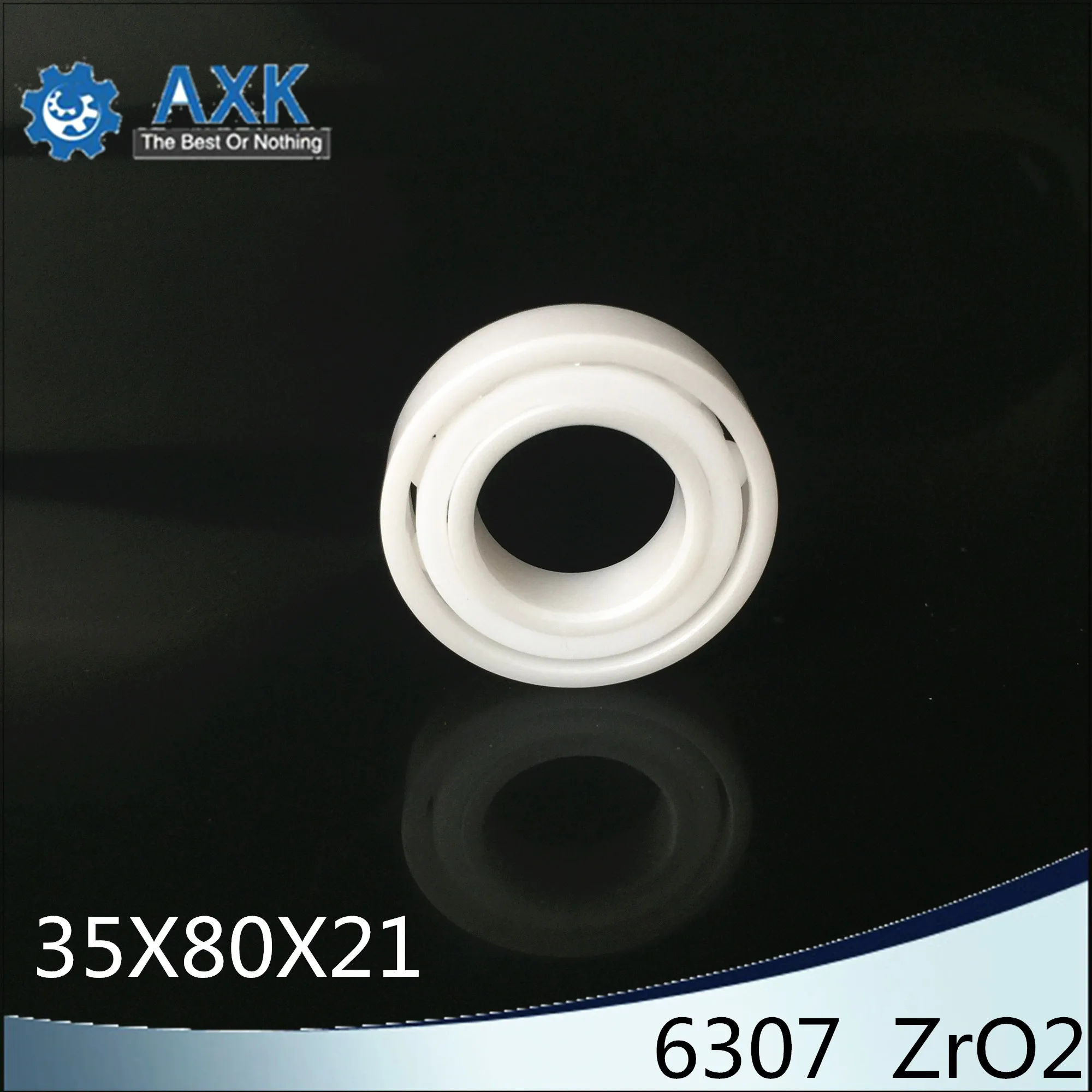 6307 Full Ceramic Bearing ( 1 PC ) 35*80*21 mm ZrO2 Material 6307CE All Zirconia Ceramic Ball Bearings
