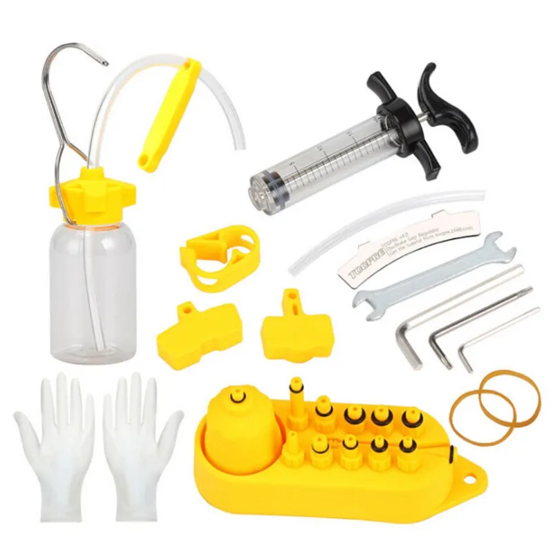 

Universal Bicycle Hydraulic Disc Brake Bleed Kit Bike Tool Kit Brake System Mineral Oil Brake Funnel Set Bike Repair Tools