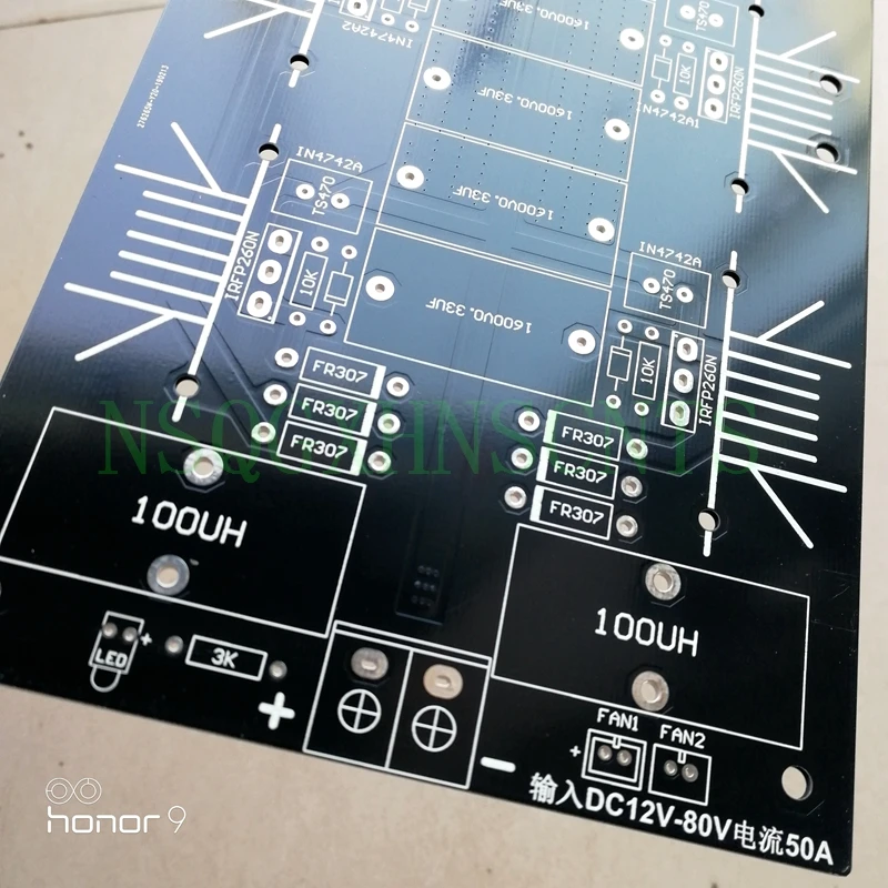 Máquina de calentamiento por inducción de alta frecuencia ZVS, horno de frecuencia media, PCB de 6 tubos, 1 unidad