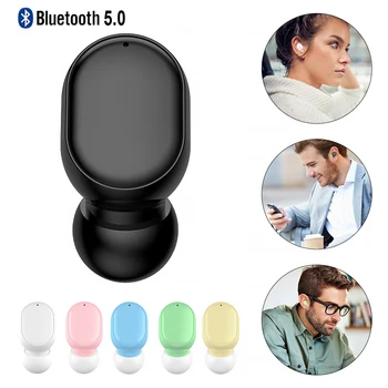 

Silgle Bluetooth 5.0 Earphone Stereo Wireless Earbuds HIFI Sound Sport Earphones Handsfree Gaming Headset with Mic for Phones