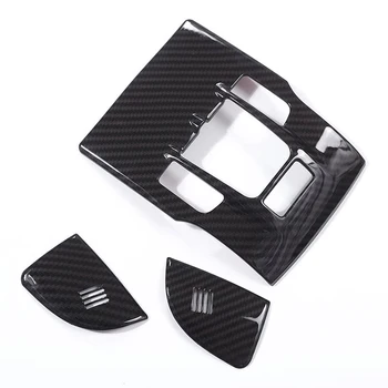 

Carbon Fiber Car Front Reading Light Lamp Cover Trim Frame Stickers Accessories for Maserati Levante Quattroporte 2017+