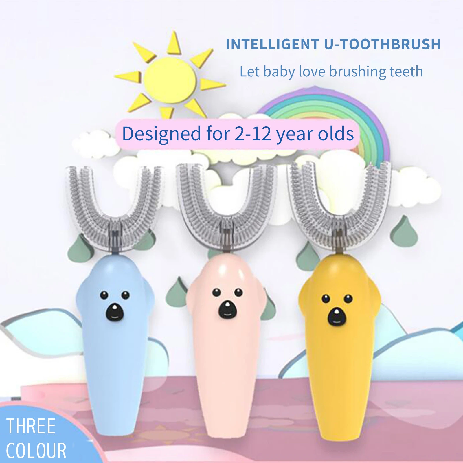 Degrees Kids Sonic Electric Toothbrush Sikat Gigi Elektrik Ultrasonik Pengisian Automatic Ultrasonic Berus Gigi Kanak Kanak Interdental Brush Aliexpress