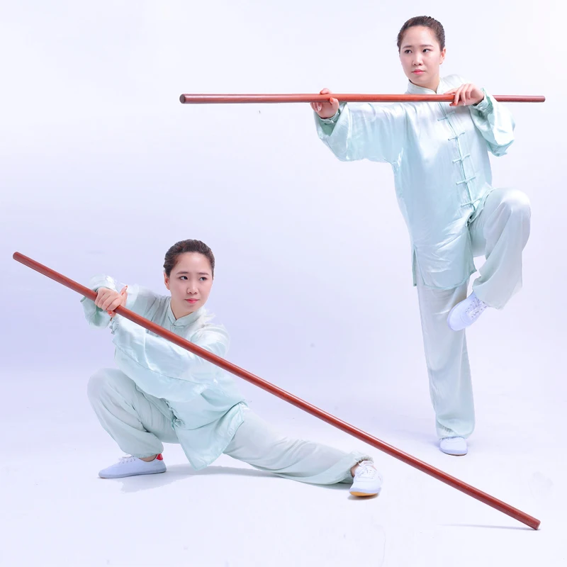 Wooden Stick Wushu Stick Shao Lin Wu Shu Stick Nan Gun Competition