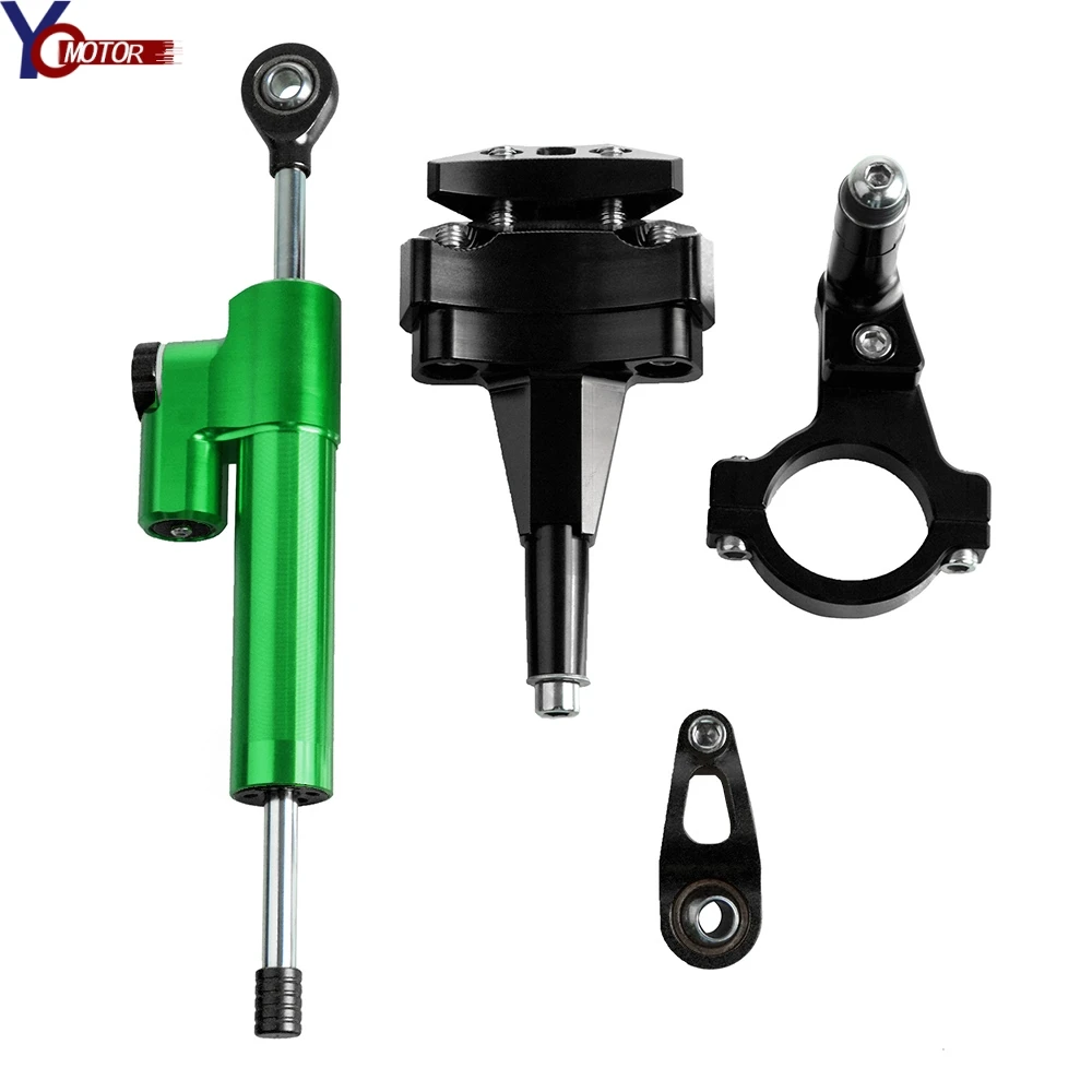 Новый зеленый/черный для KAWASAKI Ninja 400 2018 2019 CNC аксессуары алюминиевый мотоцикл