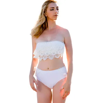 

bikinis 2019 mujer swimsuit women thong bikini Set Lace High Waist swimwear female Beachwear bathing suit women's swimming suit