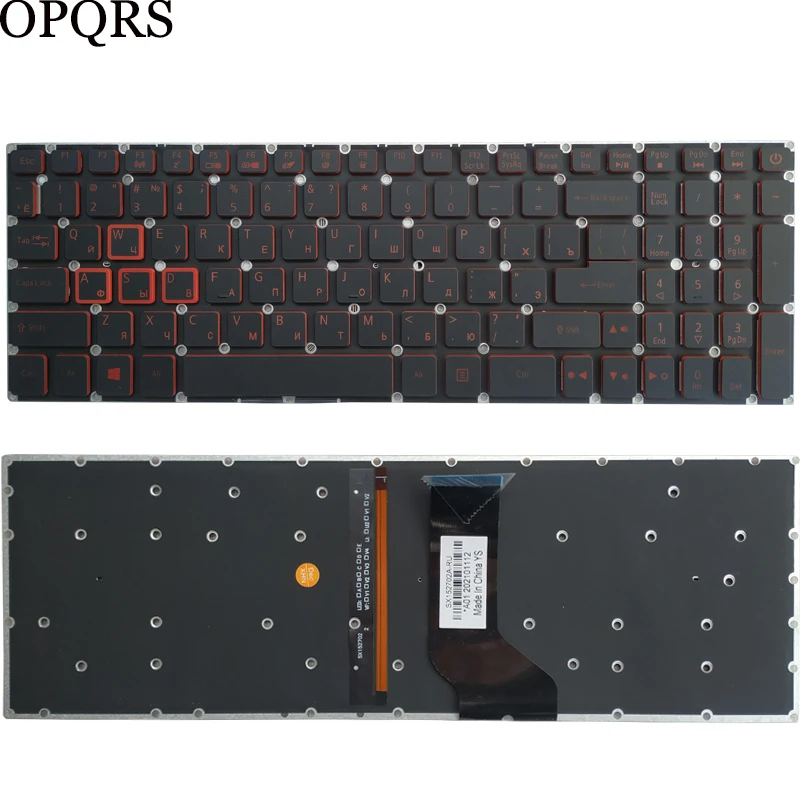 

For Acer Nitro 5 AN515-41 AN515-42 AN515-51 AN515-51-705 AN515-52 AN515-53 AN515-53-52FA RU Russian laptop keyboard backlight