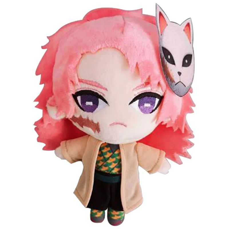 Makomo 20 см Demon Slayer: Kimetsu no Yaiba Nezuko Tanjirou Douma Makomo Kochou Shinobu фигурка косплей милые плюшевые куклы мягкая игрушка подарок - Цвет: Makomo