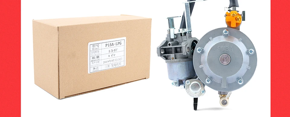 Manual Carburador Kit Assy, Huayi, GT241, 154F