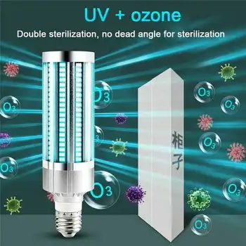 

Newest 60W UV Germicidal Light Led UVC Light Bulb E27 Germicidal Lamp with Remote Control Timing Killing Mite Bacteria