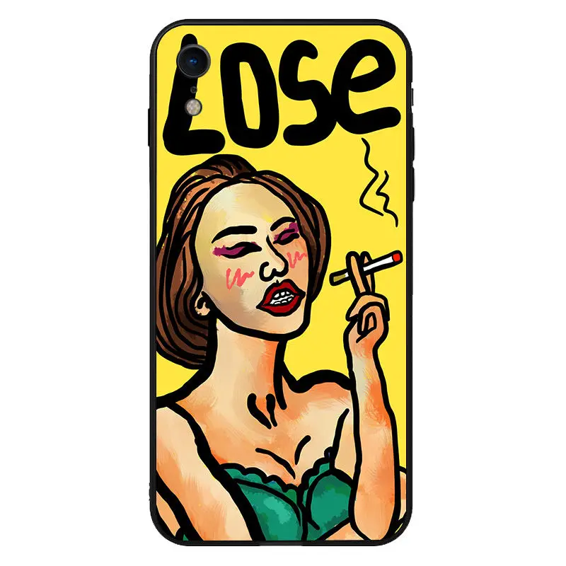 

Funny Catoon Custom Printing Hit Hop Mobile Phone Case for iPhone 6 6s 7 8 Plus X XR XS 11 PRO MAX Khushi Creative Hit Hop Cover