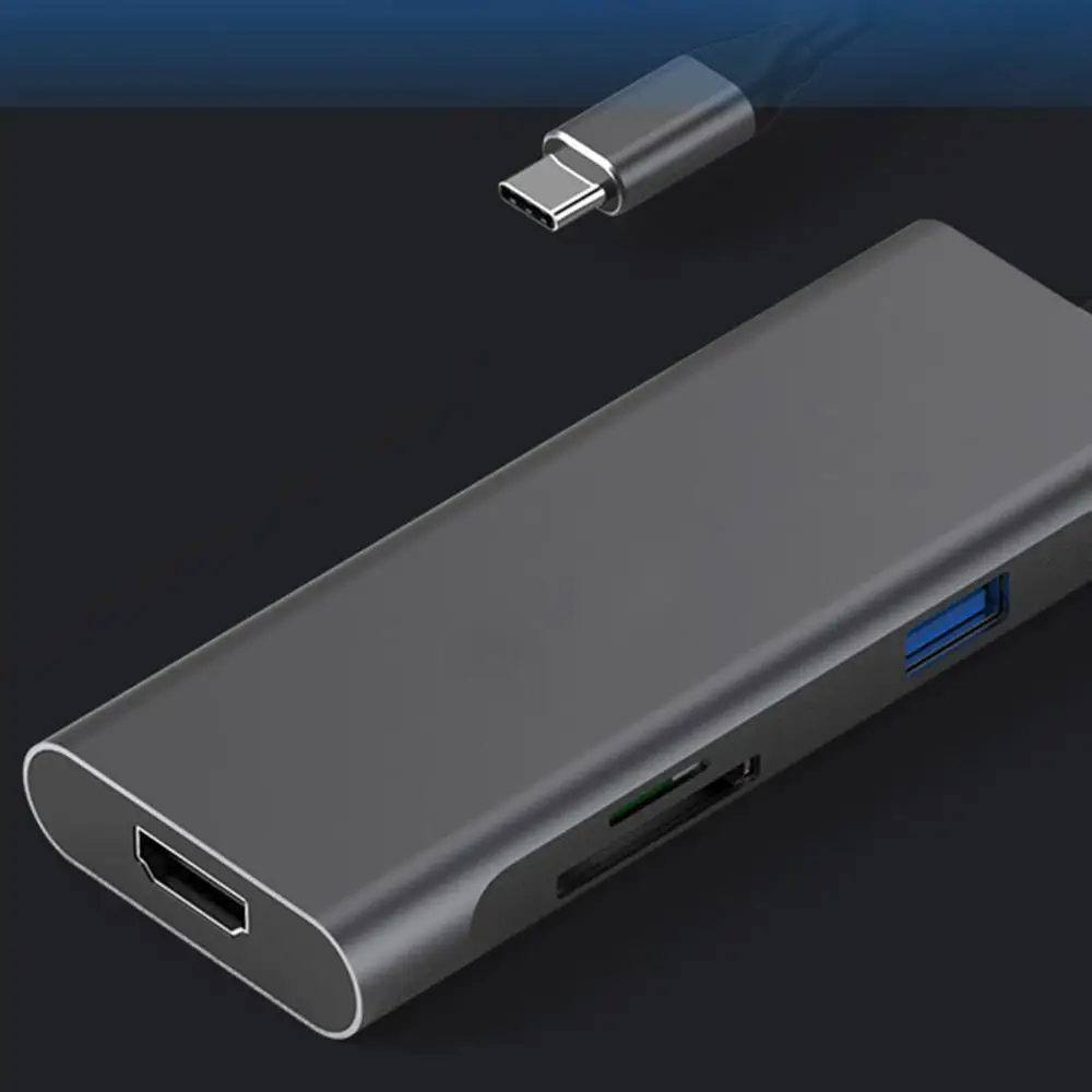7 в 1 USB C концентратор ключ с HDMI для MacBook Air Pro и других типов C ноутбука