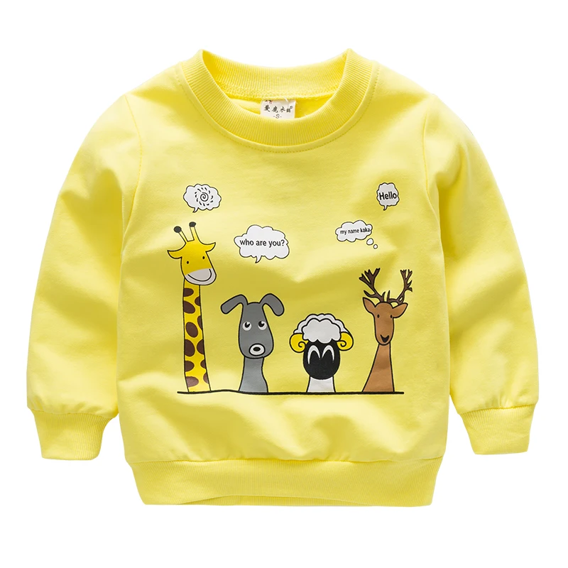 Новое поступление свитеров для маленьких девочек детские толстовки с капюшоном на зиму, весну и осень свитер с длинными рукавами детская футболка, одежда