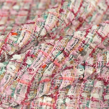 150 см шириной 460 г/м вес мягкий твид Трикотажный Хлопок Акрил Шерсть полиэстер на осень и весну платье пальто куртка DE1122