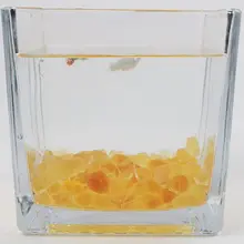 Садовой дорожки аквариума украшения аквариума небольшой цвет камушек золотой песчаник украшения сада LWW9195