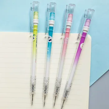 

3X Picking Flowers Floral Gradient Mechanical Pencil School Supply Student Stationery 0.5mm