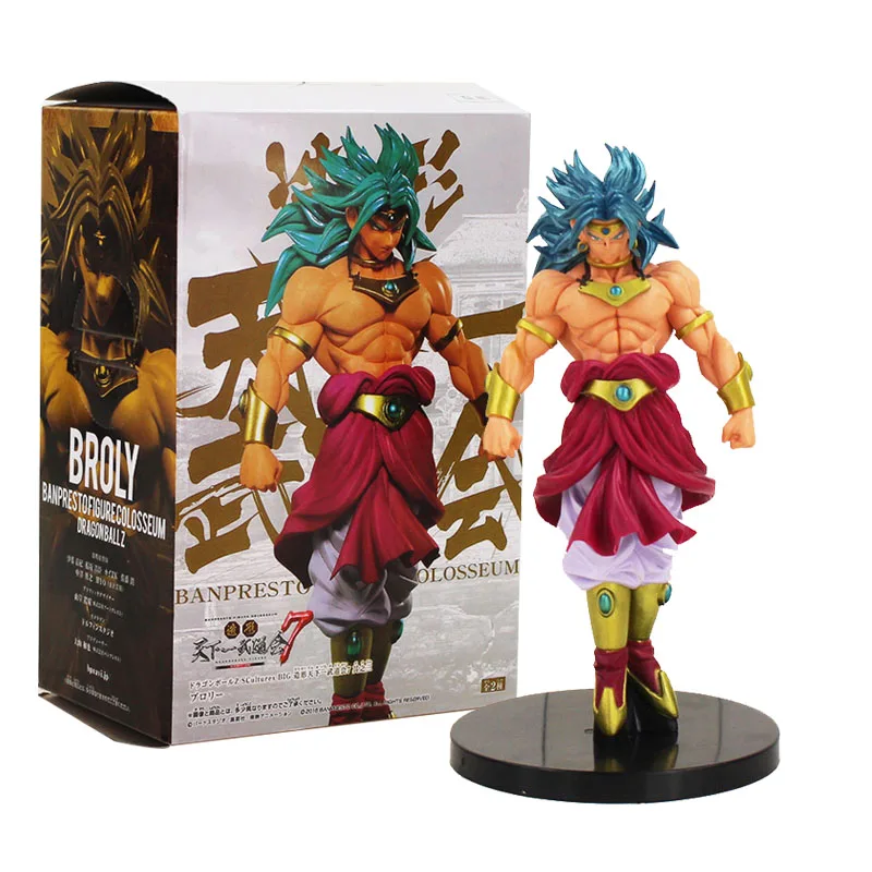 Dragon Ball Z Super Senshi Broly Super Saiyan ПВХ Коллекционная Фигурка Драконий жемчуг фигурка модель игрушки