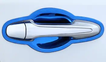 

8 Pcs Multifunction Stainless Steel Side Door Handle Bowl Protector Cover Trim For TOYOTA RAV4 2014-2016 Exterior Car Styling