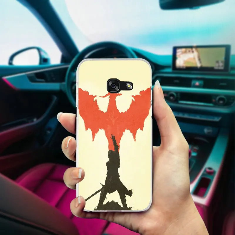 Силиконовый мягкий прозрачный чехол с инквизицией Dragon Age для Samsung Galaxy J1 J2 J3 J5 J7 A3 A5