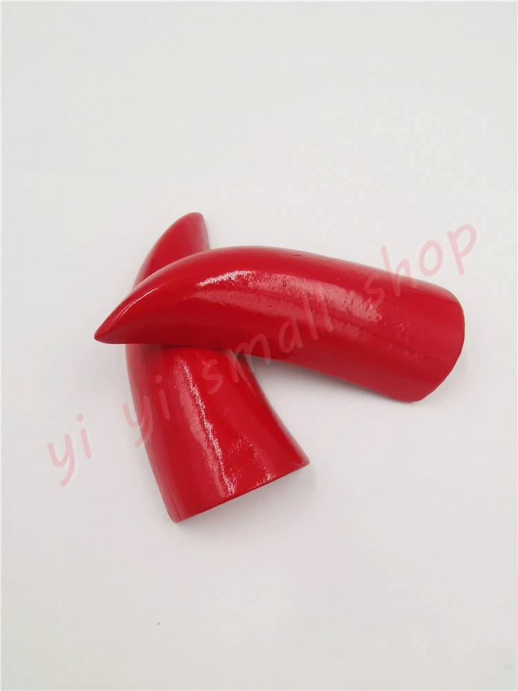 Taoist Magic Tools, Feng Shui Supplies, Red Peach Wood, Sheep Horn Divination, Holy Grail, Tribute Cup, Wood Crafts 2
