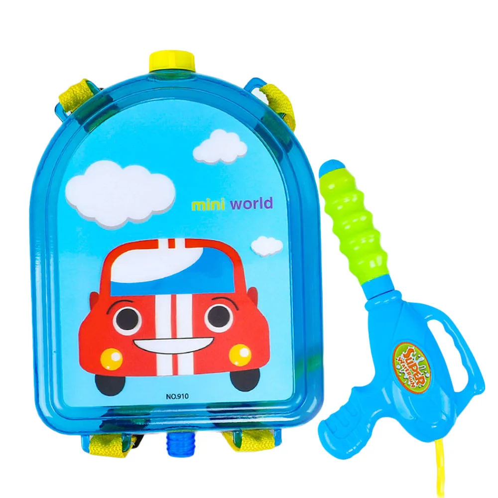 Car Летние Детские водяные игрушки, игрушки для детей, рюкзак для воды, ПВХ, пляжный распылитель, водяные игрушки, Мультяшные водные игрушки, рюкзак - Цвет: Car