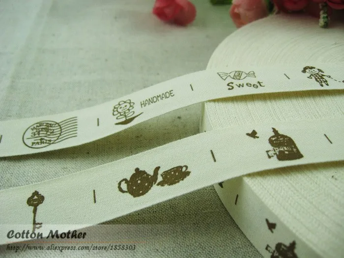 Booksew этикеты Para Ropa пользовательские одежда этикетки фотографии этикетки Хлопок ленты 2 см одежда обувь сумки печатных аксессуаров