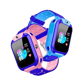 

Q12 Children's Smart Watch SOS Phone Watch Smartwatch For Kids With Sim Card Photo Waterproof IP67 Kids Gift For IOS Android