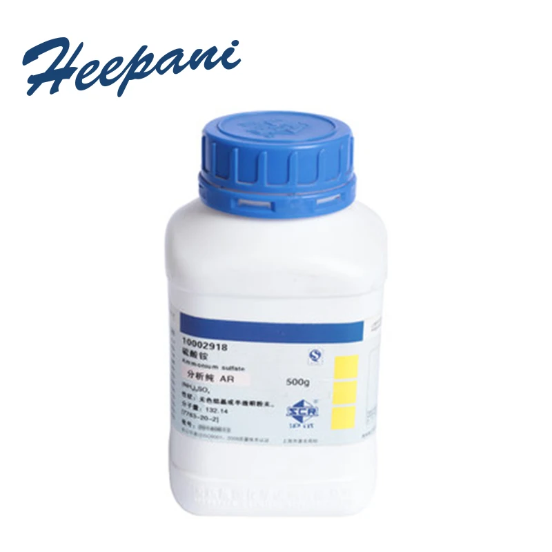

Free shipping Ammonium sulfate (NH4)2SO4 AR chemical reagent with 500g 99% powder for experiment