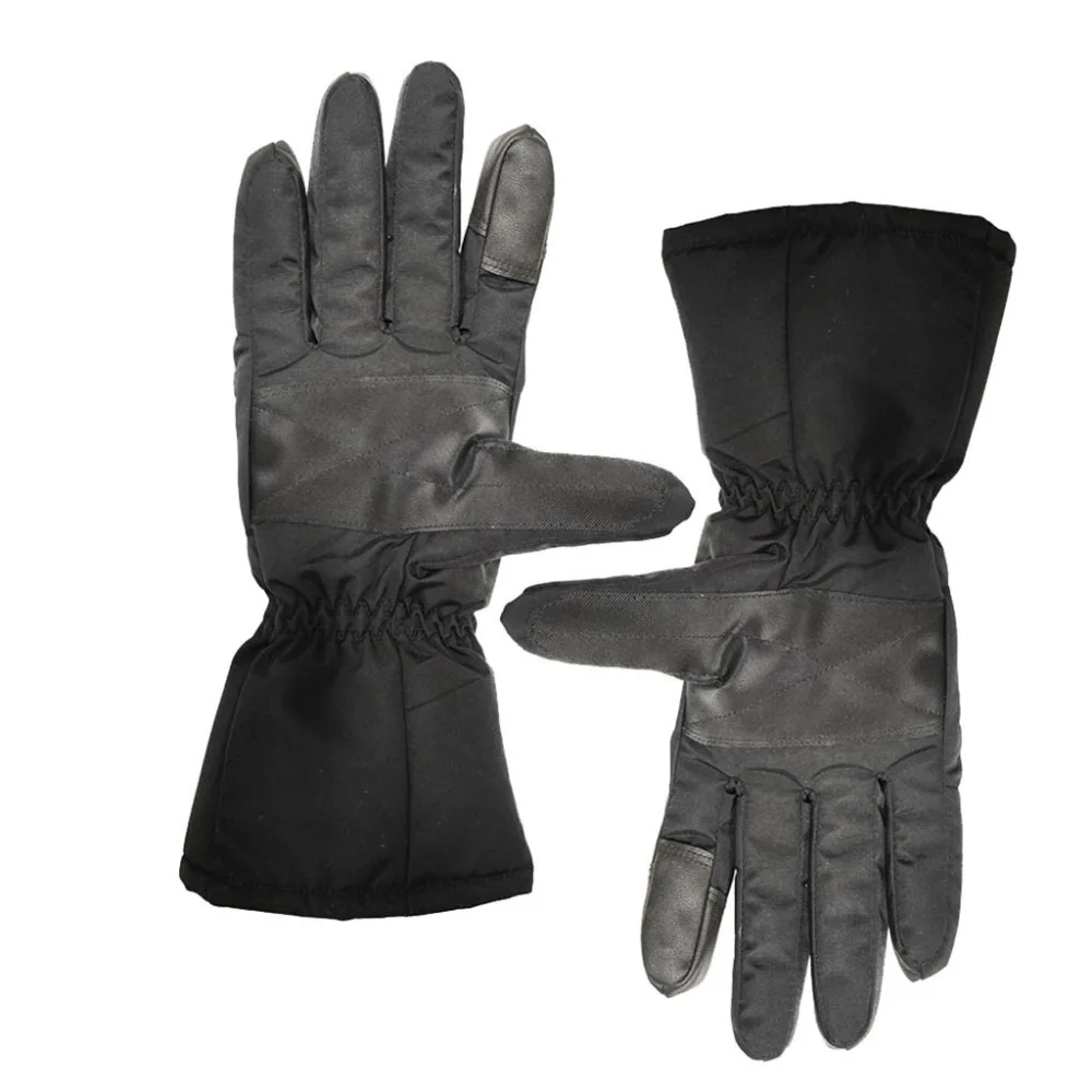 Winter electric heated gloves usb insulated thermostat gloves warm heating ski gloves three speed adjustable temperature 30O9 (8)