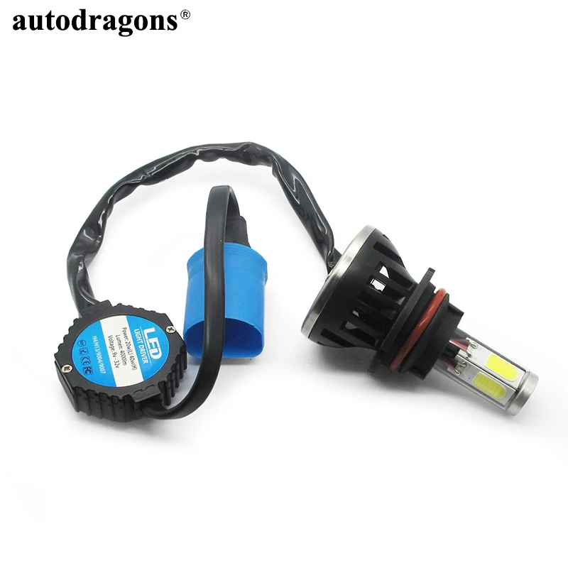 Autodragons G5 серия светодиодный COB чип Высокий Низкий луч H7 H11 H8 H3 H1 Автомобильная фара 40 Вт 8000 лм Bulb12V 6000k Автомобильная фара