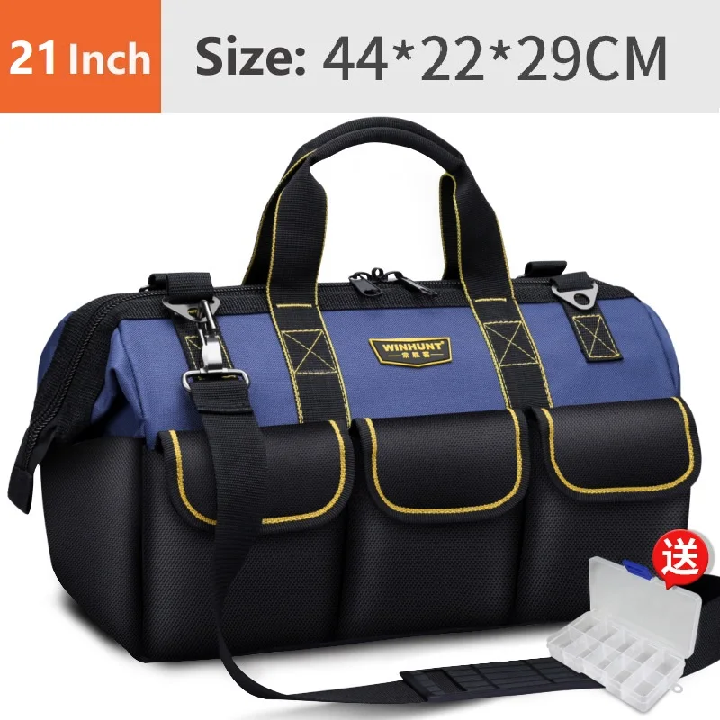 rolling tool chest Repair Tools Bag Workpro Suitcase Storage Organizer Electrician Tool Belt Multiple Function Large Capacity Oxford Waterproof tool chest with tools Tool Storage Items