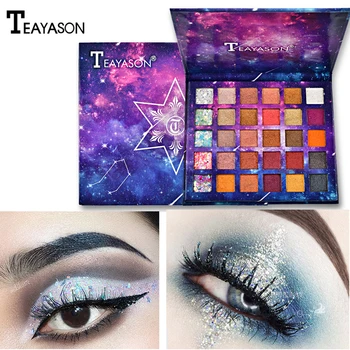 

Brand 30 Color Natural Highlight Eye Shadow Glitter Sequins Makeup Palette Beauty Matte Pearlescent Eye Shadow Тени TSLM2