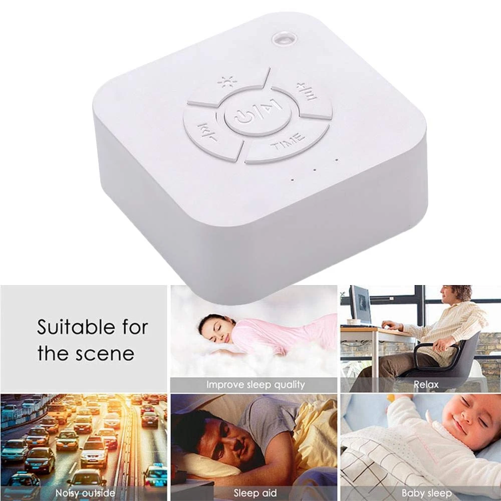 Mini Machine De Relaxation Pour Dormir Avec Memoire Blanche Rechargeable Par Usb Arret Minute Son Pour Bebe Et Adulte Voyage Au Bureau Aliexpress
