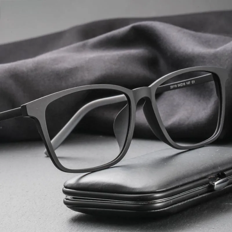 

Vazrobe Titanium Glasses Prescription Men Women Black Oversized Small Progressive Spectacles Optical Ultra Light Photochromic