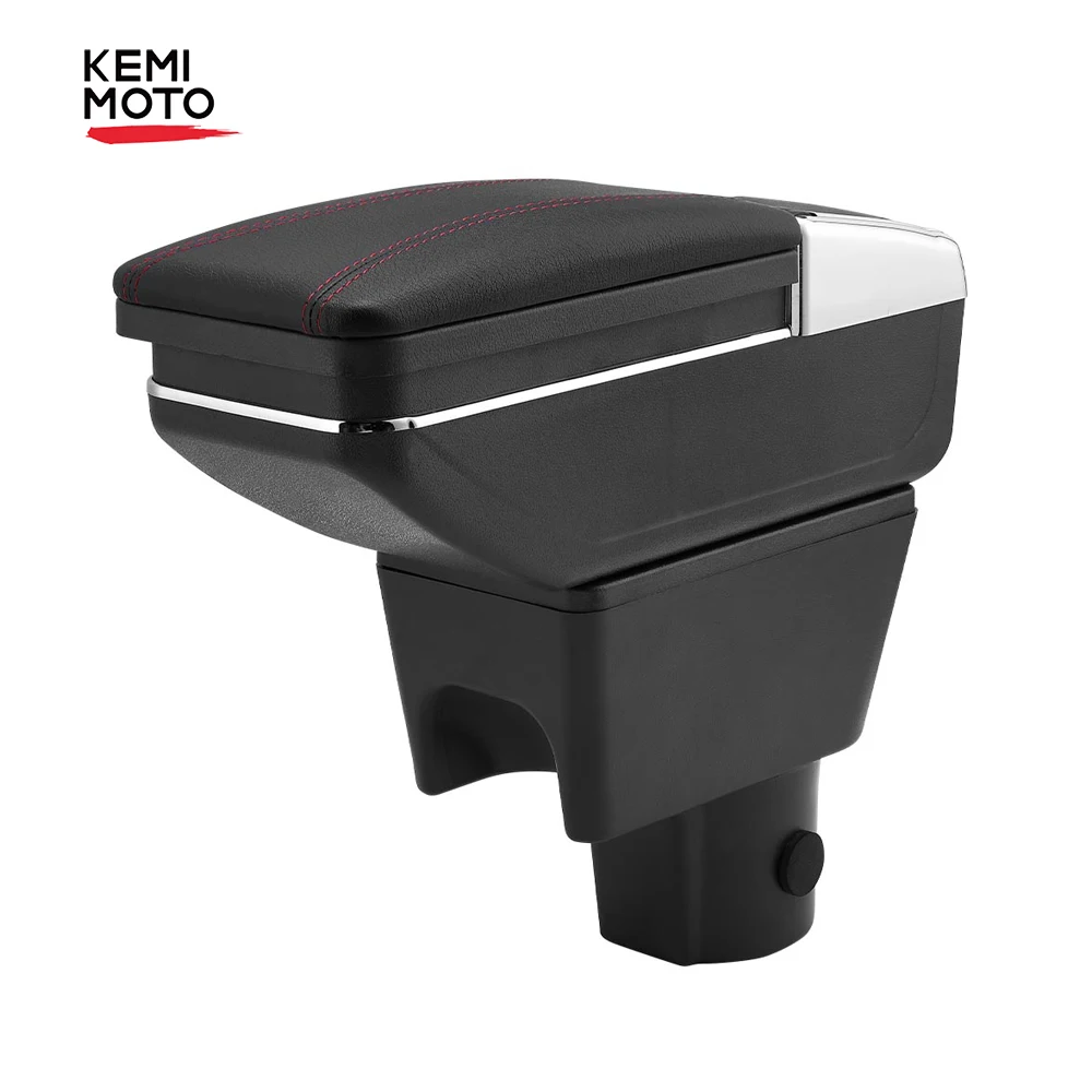 

Car Armrest Box For Renault For Dacia Duster 2010-2015 PU Leather Central Container Storage Box Car Styling Accessories
