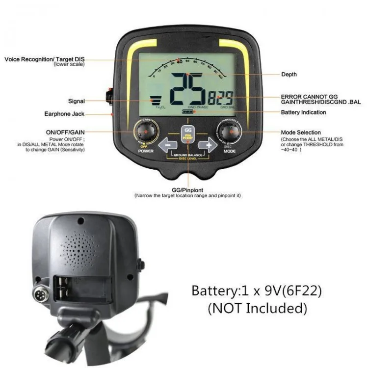 Professional Industrial 2.5M Underground Depth Scanner Gold Finder Metal Detector