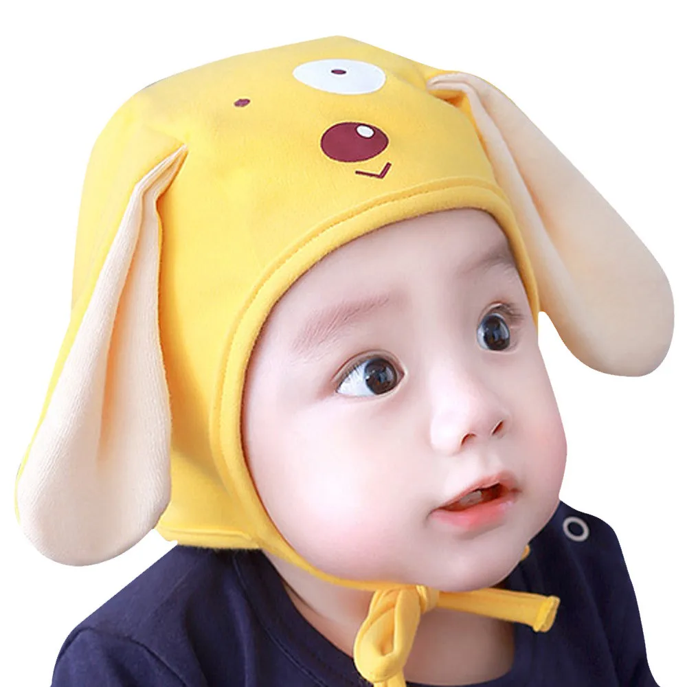 Baby cute puppy Ears Hat Infant Toddler Autumn Winter Caps for Children Baby Hats Accessories Photography Props