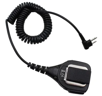 

50pcs Shoulder Speaker Mic FOR Motorola Radio 2 PIN GP68 CP150 GP88 CP200 as PMMN4029A