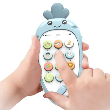 

Early Learning Mobile Phone Toys English Language Kids Simulation Educational Carrot Cute Music Mobile Phone Toy Gift Children