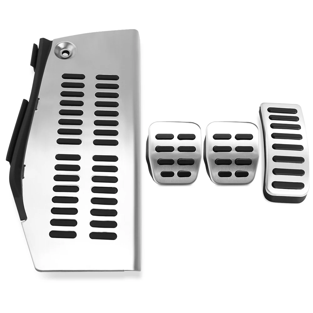 LHD Pedal For Volkswagen Polo vw Golf 4 Bora Beetle RSi GTI R32 for Audi A3 SEAT Leon 1M Toledo 1L Stainless Steel Pad Foot Rest |
